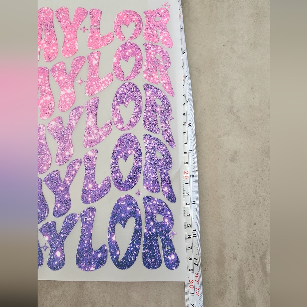 🎉3 For 25🎉 Taylor Swift Beautiful Heat Transfer!!!! - Picture 2 of 3